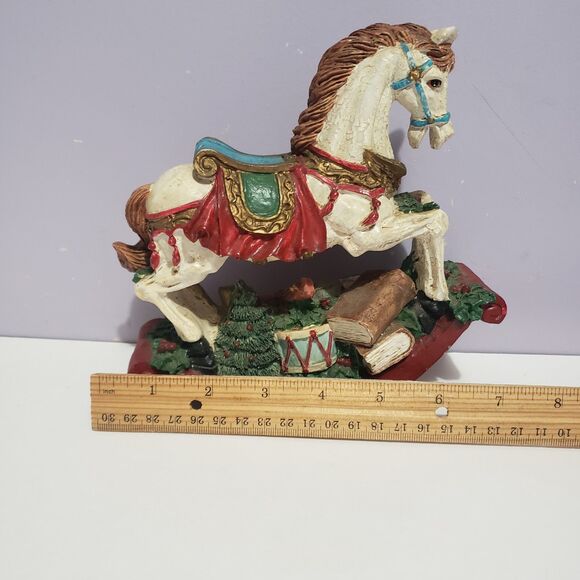 Artmark Carousel Rocking Horse Vintage Figurine Christmas Home Decor  7"×7" - Picture 8 of 8